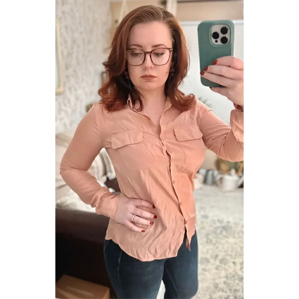 Express Button Down Top - Picture 4 of 8